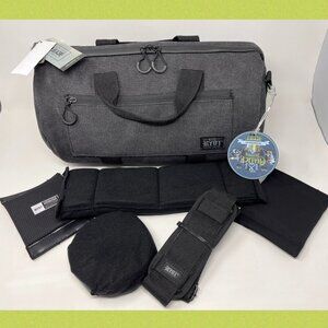 RYOT Pro-Duffle 16-Inch SmellSafe Duffle Bag (Black) Carbon Series Lockable NWT